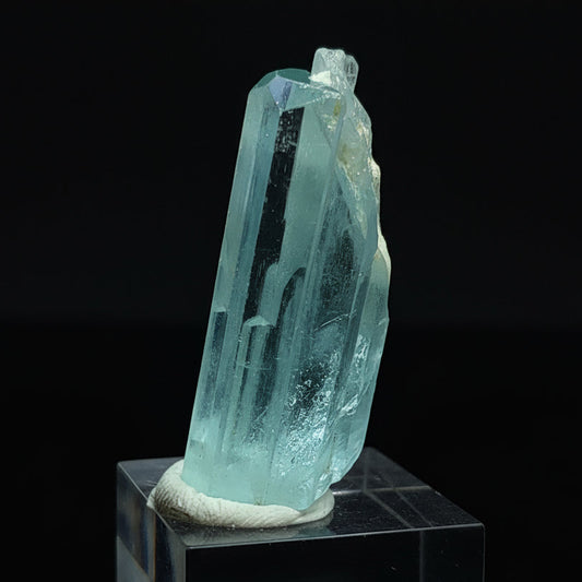 Aquamarine Crystal, Apatite, , Mineral Association, Beryl Crystal, Collector Specimen, Aesthetic Cluster, Miniature Specimen, Crystal Dimensions, Natural Specimen