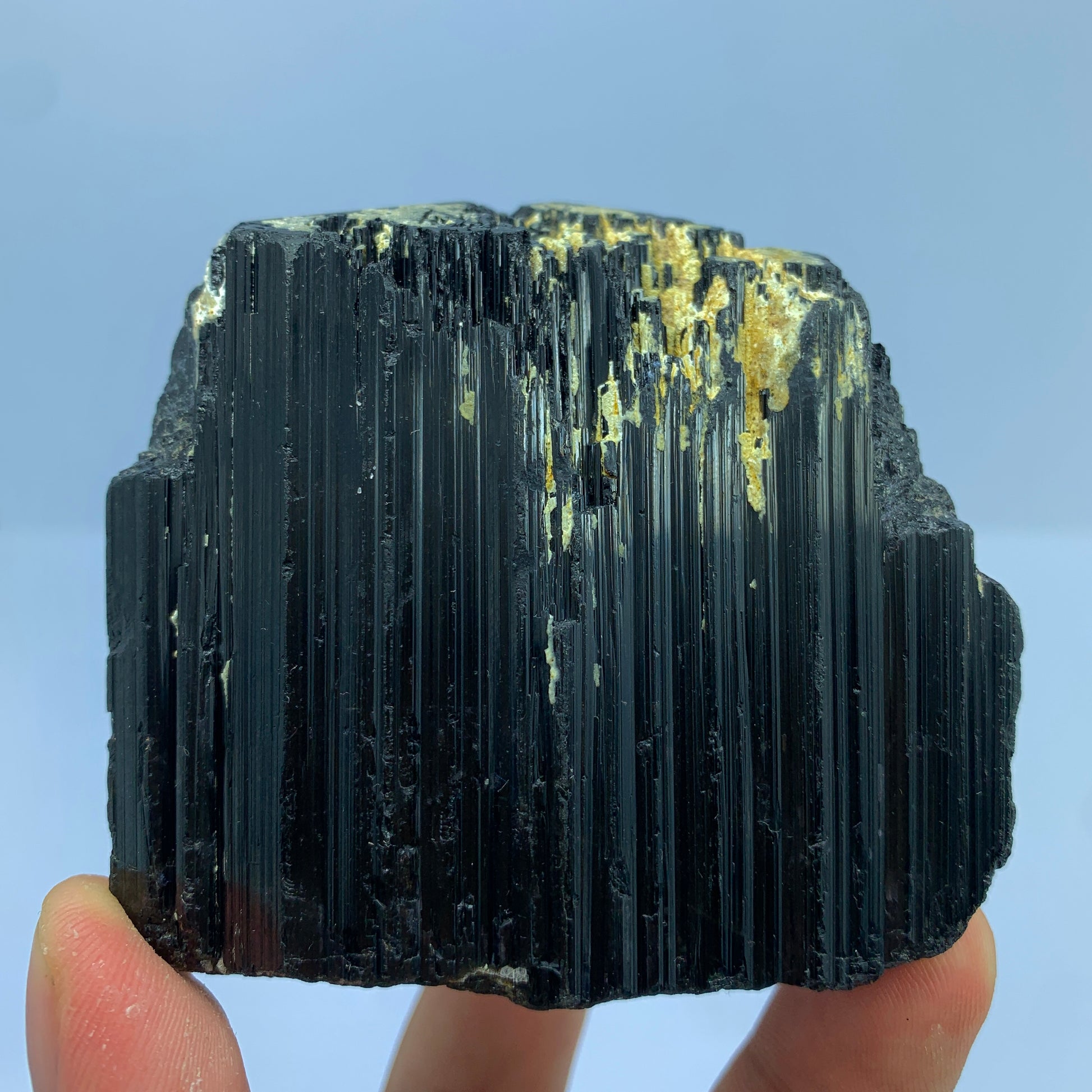 Black Tourmaline, Schorl Crystal, 1800 Carats, Etched Termination, Massive Crystal, Pakistan Mineral, Grounding Stone, Healing Crystal, Collector Specimen, Investment Stone, Tourmaline Crystal, Root Chakra, Crystal Dimensions