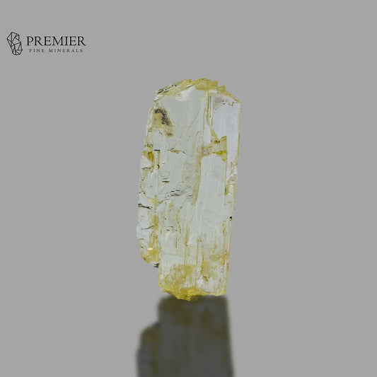 Natural Yellow Etched Kunzite Crystal – Rare Afghanistan