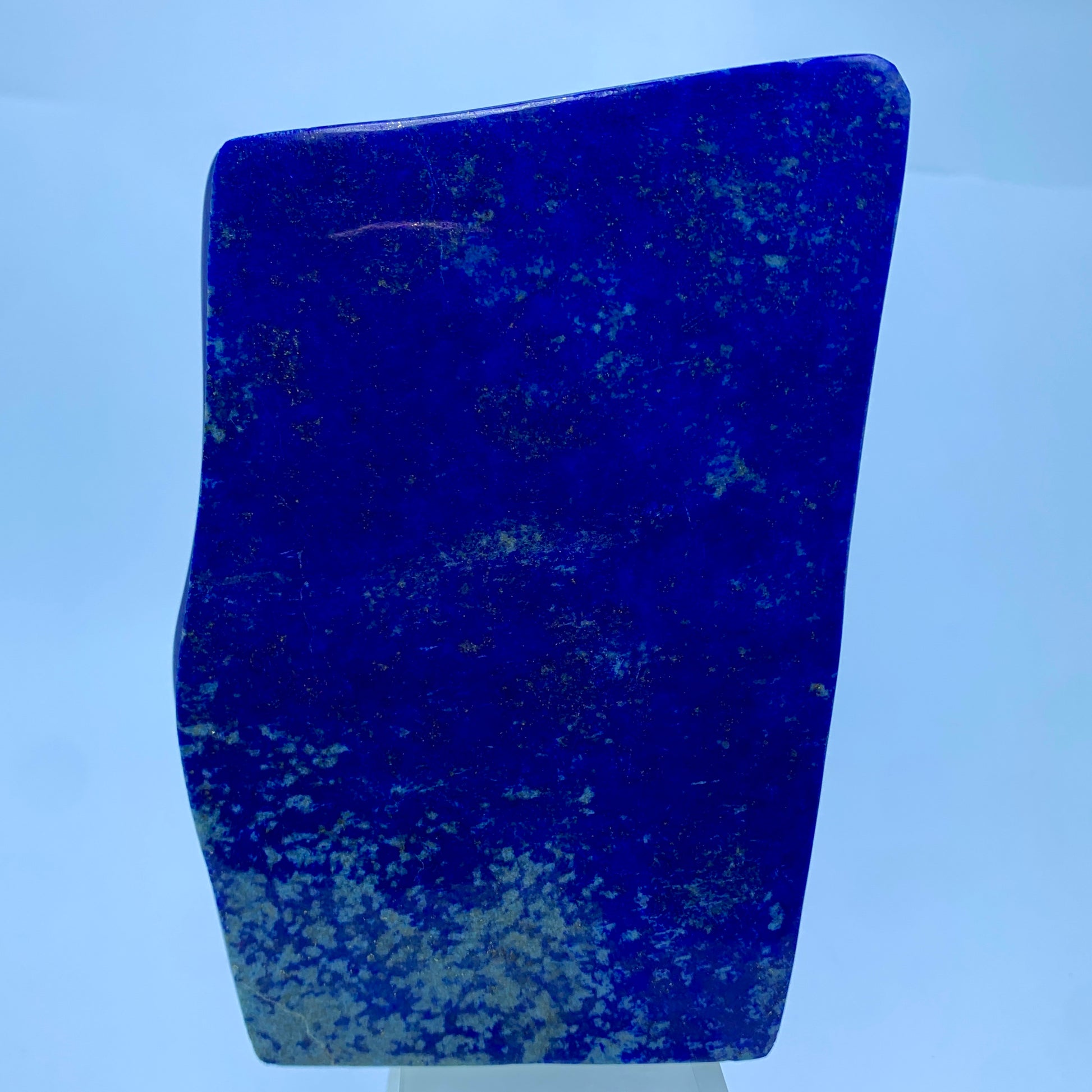 Lapis Lazuli Polished, 550g Lapis, Royal Blue, Afghan Lapis, Polished Slab, Freeform Stone, Healing Stone, Third Eye Chakra, Golden Pyrite, Display Decor