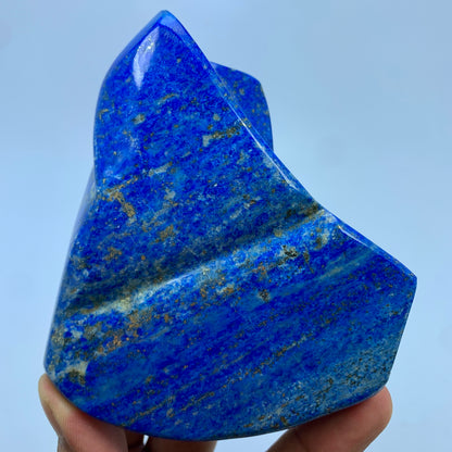 Lapis Lazuli Tumbled, 500g Lapis, Polished Crystal, High Grade, Blue Crystal, Healing Stone, Chakra Decor, Bulk Lapis, Golden Pyrite, Freeform Tumbled