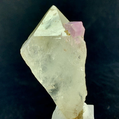 Kunzite on Quartz, 400 Carat, Afghanistan Crystal, Kunzite Matrix, Pink Spodumene, Quartz Cluster, Heart Chakra Stone, Collector Specimen, Aesthetic Crystal