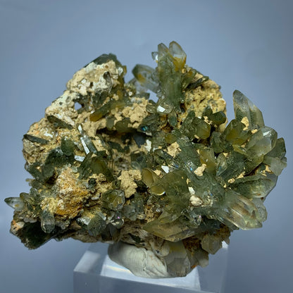 Anatase Crystal, Rare Mineral, Chlorite Quartz, Pakistan Mineral, Balochistan, Collector Specimen, Aesthetic Cluster, Chlorite Inclusion, High Luster, Anatase Specimen