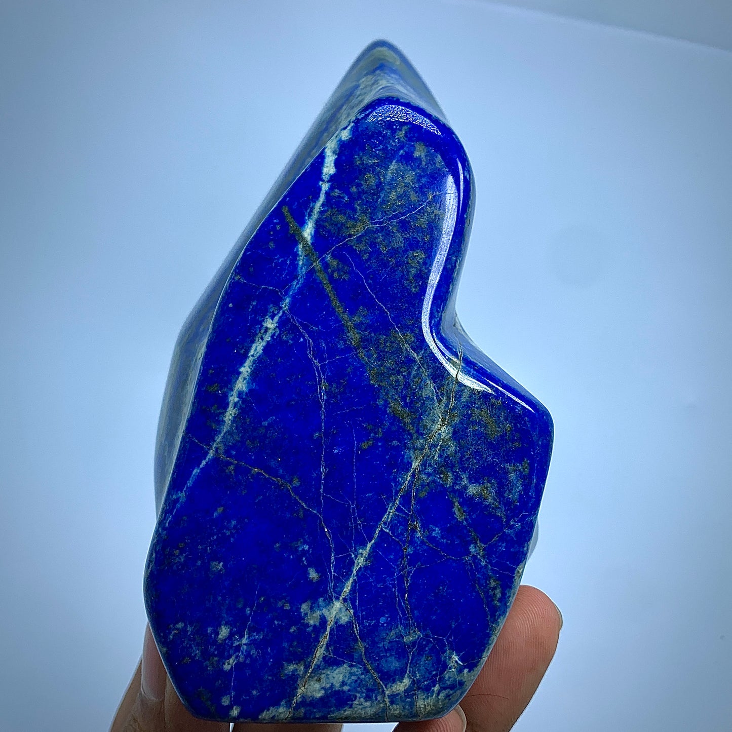 Lapis Lazuli Tumbled, 850g Lapis, Self Standing, Mine 4 Lapis, High Grade, Afghan Crystal, Polished Stone, Freeform Lapis, Golden Pyrite, Home Decor