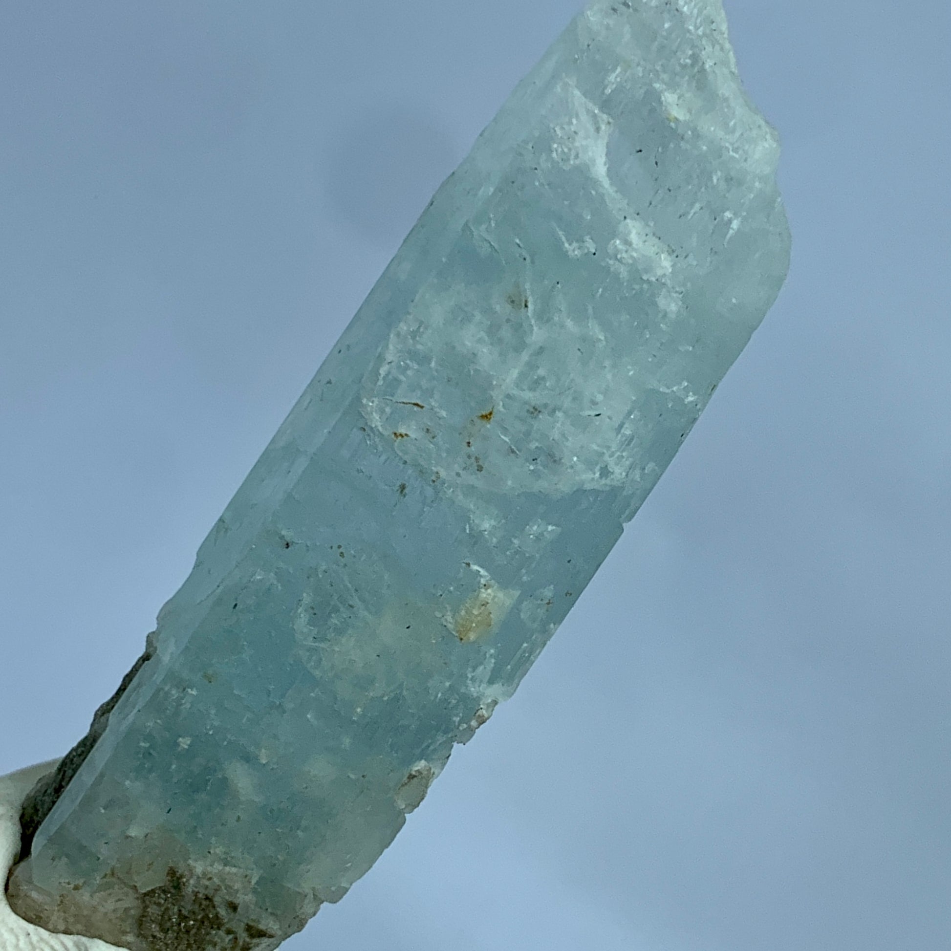 Aquamarine Crystal, Etched Crystal, 112 Carats, Blue Beryl, Rare Mineral, Beryl Specimen, Throat Chakra, Natural Etching, Collector Gem, Investment Stone, Single Crystal, Crystal Dimensions