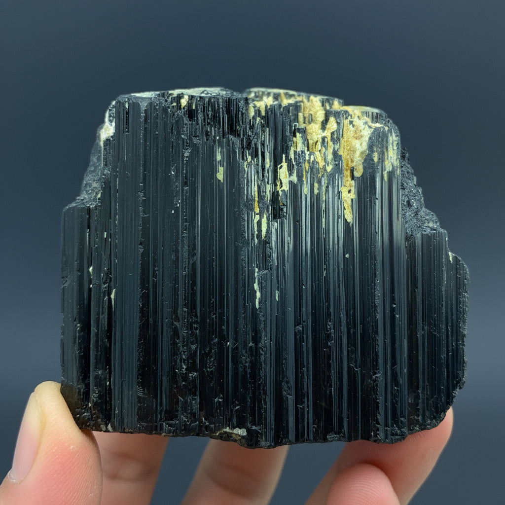 Black Tourmaline, Schorl Crystal, 1800 Carats, Etched Termination, Massive Crystal, Pakistan Mineral, Grounding Stone, Healing Crystal, Collector Specimen, Investment Stone, Tourmaline Crystal, Root Chakra, Crystal Dimensions