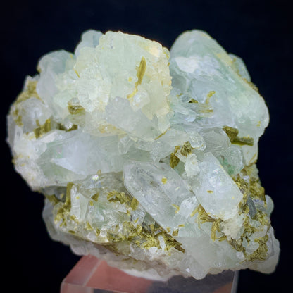 Epidote Crystal, Quartz Cluster, 1463 Carats, Massive Mineral, Green Crystal, Heart Chakra, Abundance Stone, Collector Specimen, Investment Stone, Mineral Association, Crystal Dimensions, Natural Specimen
