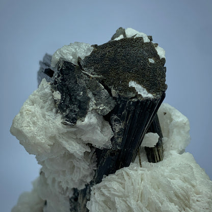 Green Cap Tourmaline, 479 Carat, Tourmaline in Albite, Pakistan Crystal, Albite Matrix, Tourmaline Specimen, Collector Crystal, Color Zone Tourmaline, Raw Tourmaline, Gemstone on Matrix