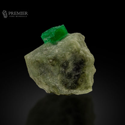 Emerald Crystal on Matrix from Pakistan
