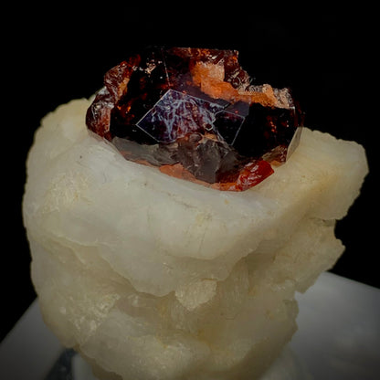 Etched Garnet, Garnet in Matrix, 160 Carats, 32 Grams, Pakistan Mineral, Feldspar, Unique Crystal Habit, Regeneration Stone, Collector Specimen, Miniature Specimen, Crystal Etching, Natural Art, Garnet Crystal