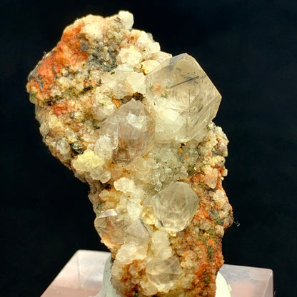 Rutile Quartz, Zagi Mine, Diamond Quartz, Lepidolite Matrix, 95 Carat, Pakistan Specimen, Terminated Rutile, Rare Mineral, Collector Specimen, Zagi Crystal