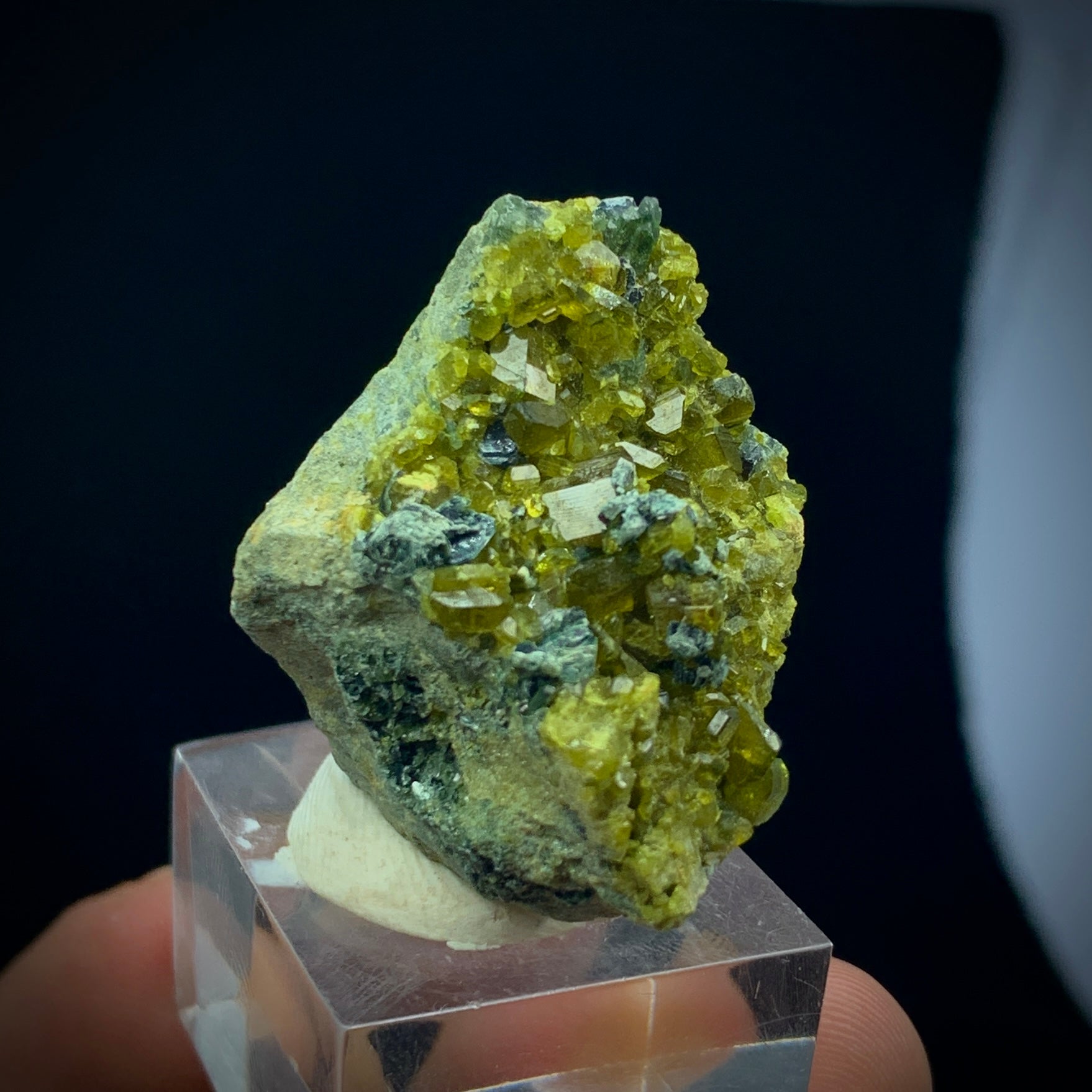 Vesuvianite Crystal, Hematite, Biotite Matrix, 127 Carat, Skardu Pakistan, Idocrase, Iron Oxide, Mineral Association, Collector Specimen, Aesthetic Cluster, Pakistan Mineral, Crystal Dimensions, Small Cabinet