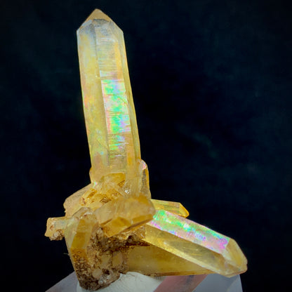 Citrine Cluster, Rainbow Quartz, Luminous Citrine, Abundance Stone, Solar Plexus, Healing Crystal, Quartz Cluster, Iridescent Crystal, Success Stone, , Natural Gemstone, Golden Quartz, Crystal Display