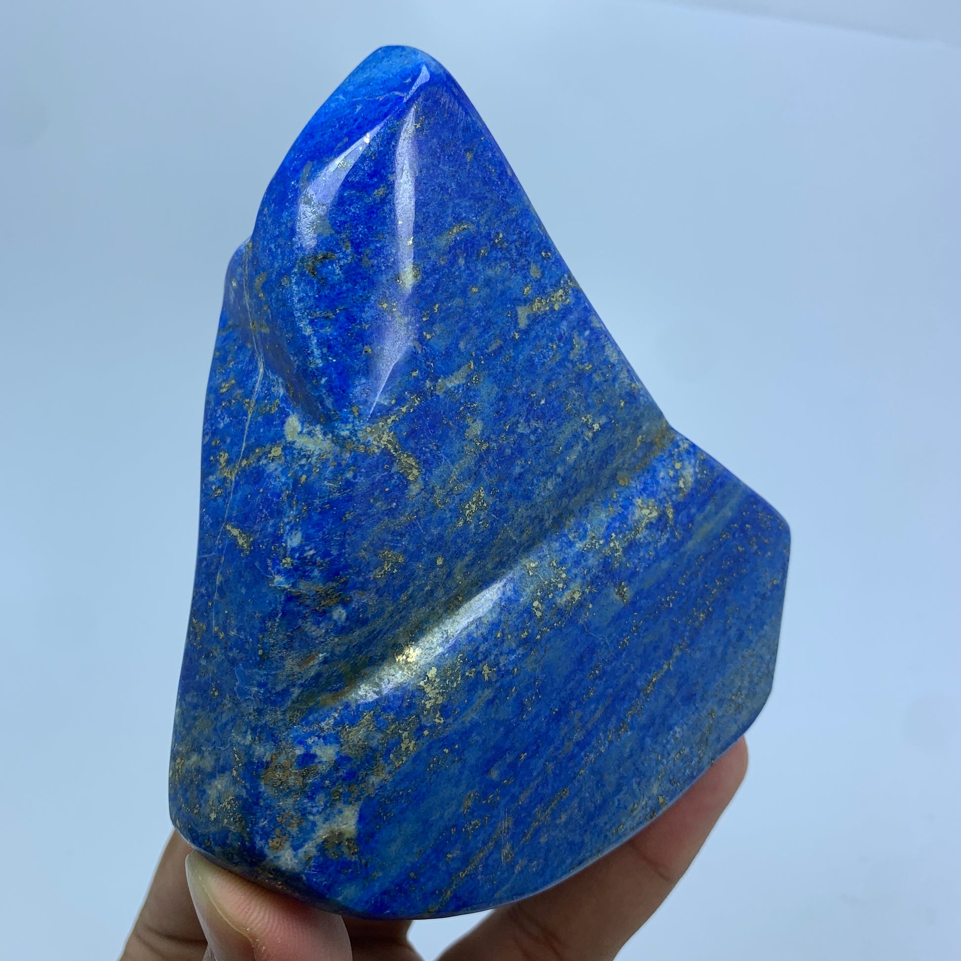 Lapis Lazuli Tumbled, 500g Lapis, Polished Crystal, High Grade, Blue Crystal, Healing Stone, Chakra Decor, Bulk Lapis, Golden Pyrite, Freeform Tumbled