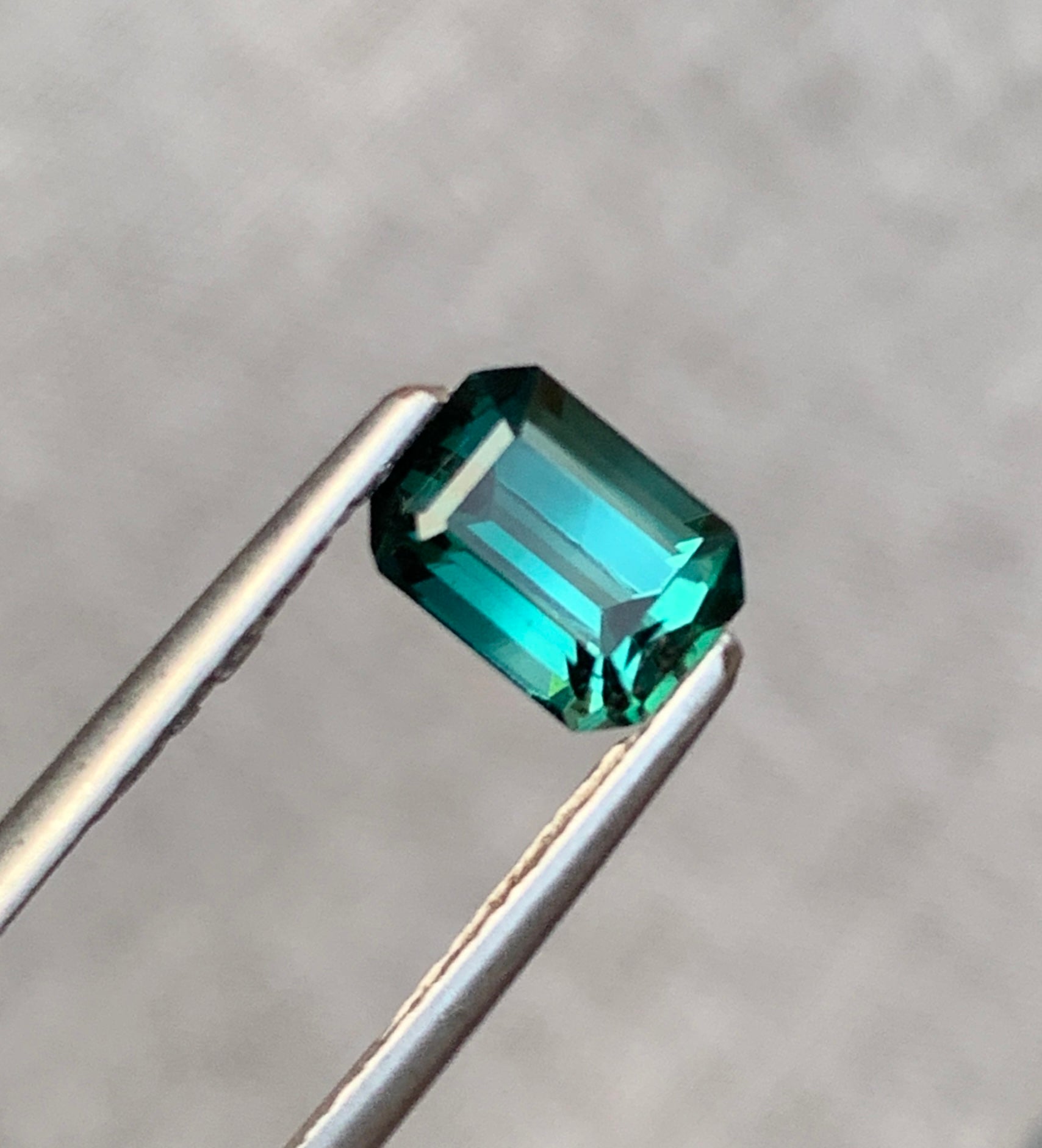 Indicolite Blue Bicolor Tourmaline Gemstone | Natural Faceted Loose Stone from Afghanistan