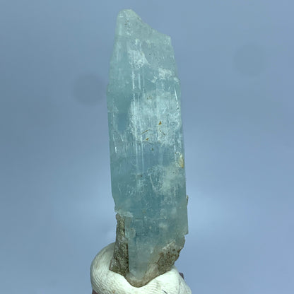 Aquamarine Crystal, Etched Crystal, 112 Carats, Blue Beryl, Rare Mineral, Beryl Specimen, Throat Chakra, Natural Etching, Collector Gem, Investment Stone, Single Crystal, Crystal Dimensions
