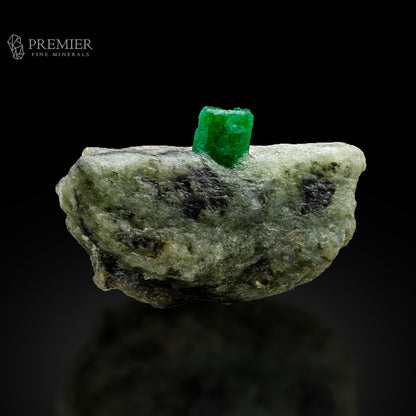 Emerald Crystal on Matrix from Pakistan