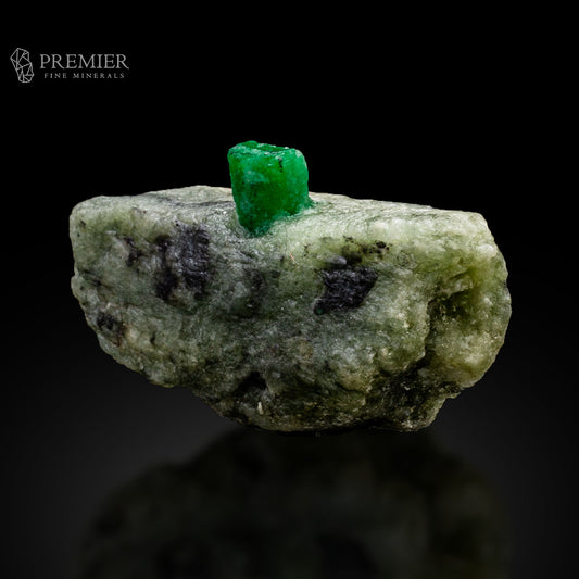 Emerald Crystal on Matrix from Pakistan