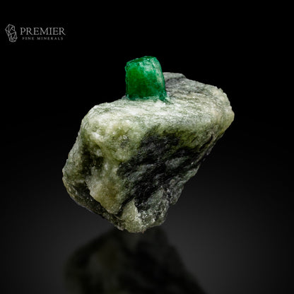 Emerald Crystal on Matrix from Pakistan