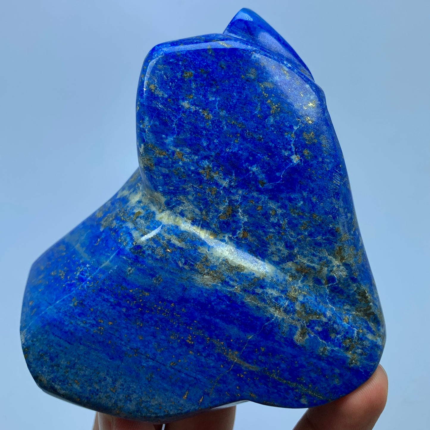 Lapis Lazuli Tumbled, 500g Lapis, Polished Crystal, High Grade, Blue Crystal, Healing Stone, Chakra Decor, Bulk Lapis, Golden Pyrite, Freeform Tumbled