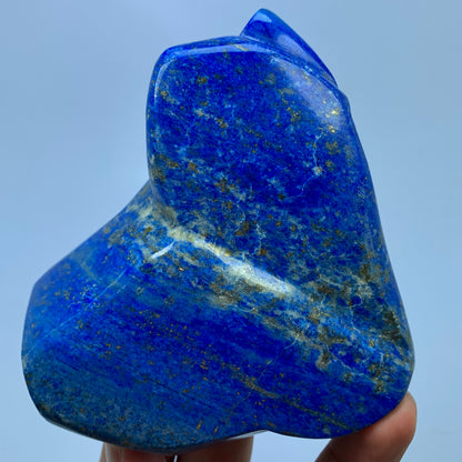 Lapis Lazuli Tumbled, 500g Lapis, Polished Crystal, High Grade, Blue Crystal, Healing Stone, Chakra Decor, Bulk Lapis, Golden Pyrite, Freeform Tumbled