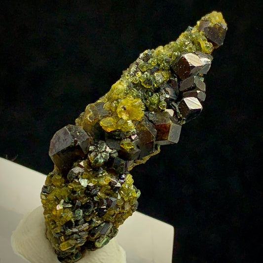 Andradite Garnet, Vesuvianite, Magnetite, 63 Carat, Skardu Pakistan, Mineral Association, Garnet Crystal, Idocrase, Collector Specimen, Pakistan Mineral