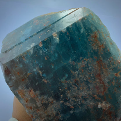 Aquamarine Crystal, 2000 Carat Beryl, Deep Blue Aquamarine, Raw Crystal Specimen, Large Aquamarine, Rough Gemstone, Investment Mineral, Beryl Crystal, Blue Crystal, Giant Specimen