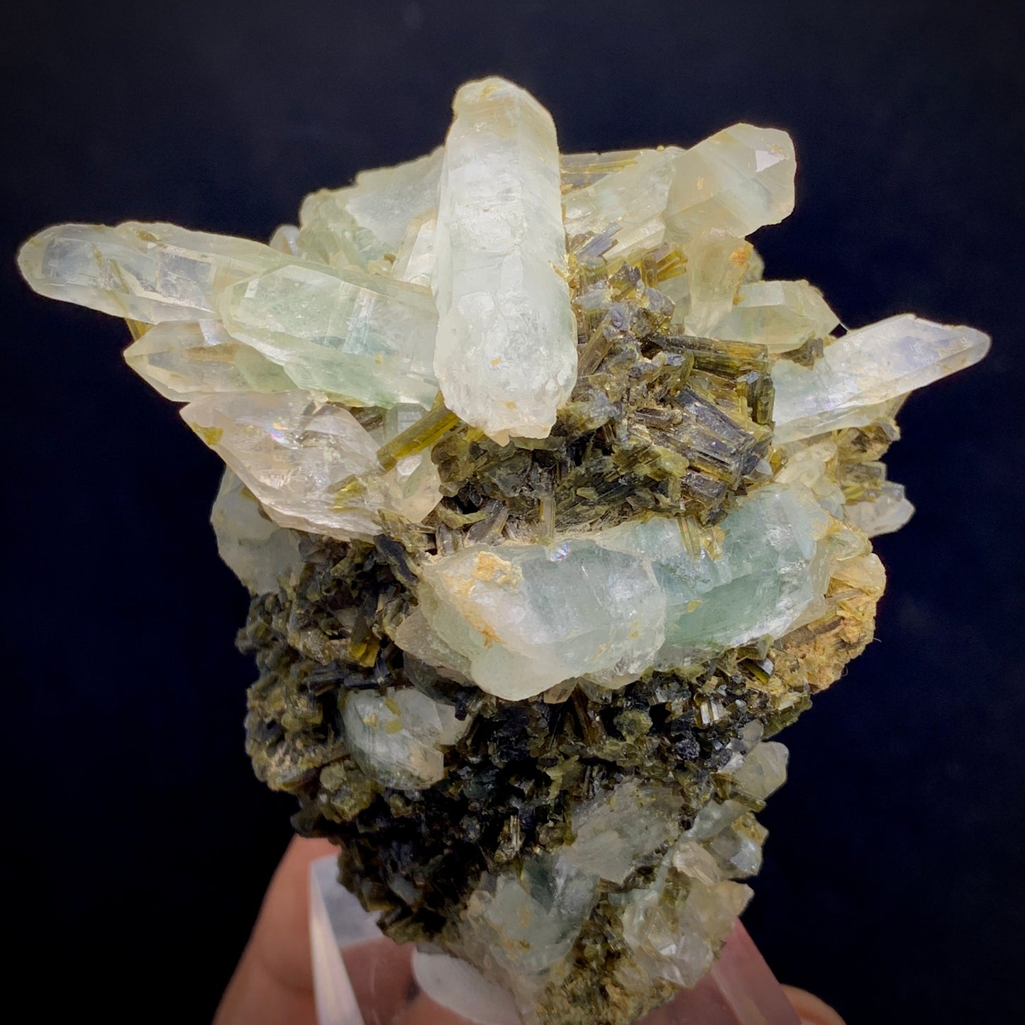 Epidote Crystal, Quartz Cluster, 1463 Carats, Massive Mineral, Green Crystal, Heart Chakra, Abundance Stone, Collector Specimen, Investment Stone, Mineral Association, Crystal Dimensions, Natural Specimen,