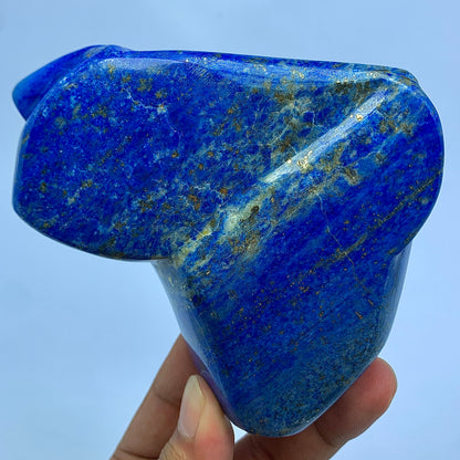Lapis Lazuli Tumbled, 500g Lapis, Polished Crystal, High Grade, Blue Crystal, Healing Stone, Chakra Decor, Bulk Lapis, Golden Pyrite, Freeform Tumbled