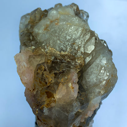 Polychromatic Skeleton, Rose, Smoky Quartz - Pakistan