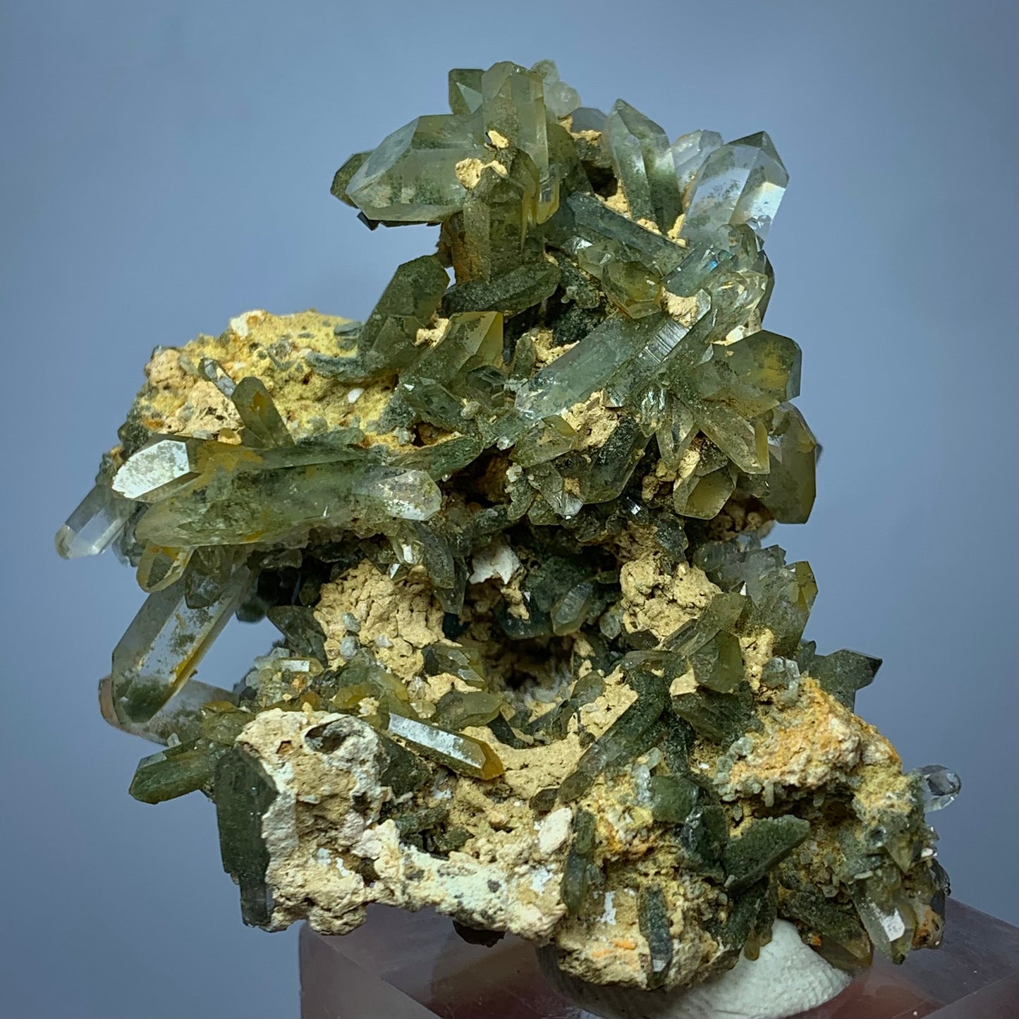 Anatase Crystal, Rare Mineral, Chlorite Quartz, Pakistan Mineral, Balochistan, Collector Specimen, Aesthetic Cluster, Chlorite Inclusion, High Luster, Anatase Specimen