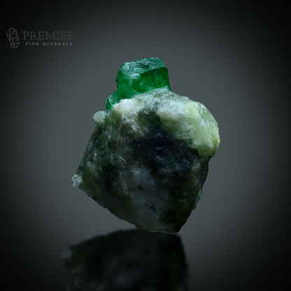 Etched Emerald on Matrix from Swat Valley, Pakistan