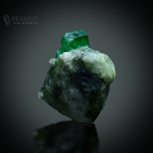 Etched Emerald on Matrix from Swat Valley, Pakistan