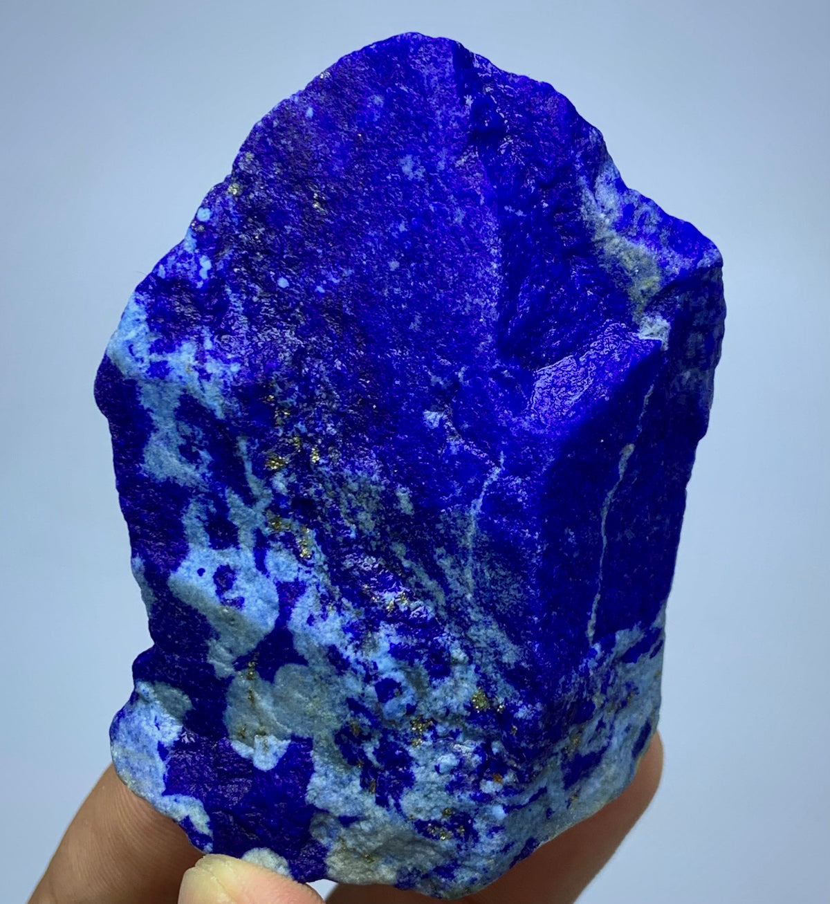 111g Lapis Lazuli specimen
Wide Lapis Lazuli rough
Royal blue Lapis Lazuli
Lapis Lazuli with Pyrite
Lapis Lazuli with Calcite