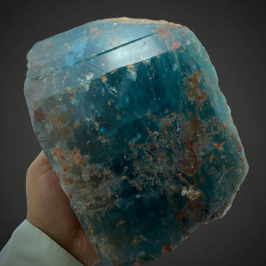 Aquamarine Crystal, 2000 Carat Beryl, Deep Blue Aquamarine, Raw Crystal Specimen, Large Aquamarine, Rough Gemstone, Investment Mineral, Beryl Crystal, Blue Crystal, Giant Specimen