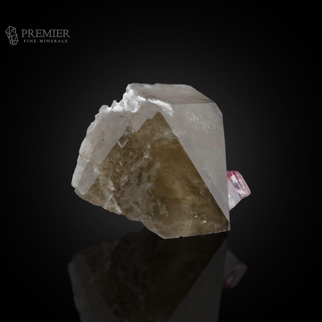 Pink Tourmaline, Tourmaline, Rubellite, Smoky Quartz, Quartz, Combination Specimen, 88.6 Grams, 443 Carats, Afghanistan Mineral, Raw Crystal, Collector Grade, Aesthetic Mineral, Miniature Specimen