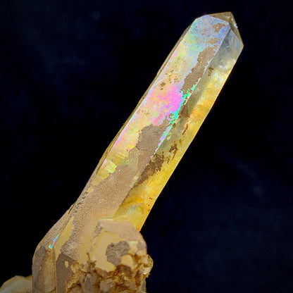 Citrine Cluster, Rainbow Quartz, Luminous Citrine, Abundance Stone, Solar Plexus, Healing Crystal, Quartz Cluster, Iridescent Crystal, Success Stone, , Natural Gemstone, Golden Quartz, Crystal Display