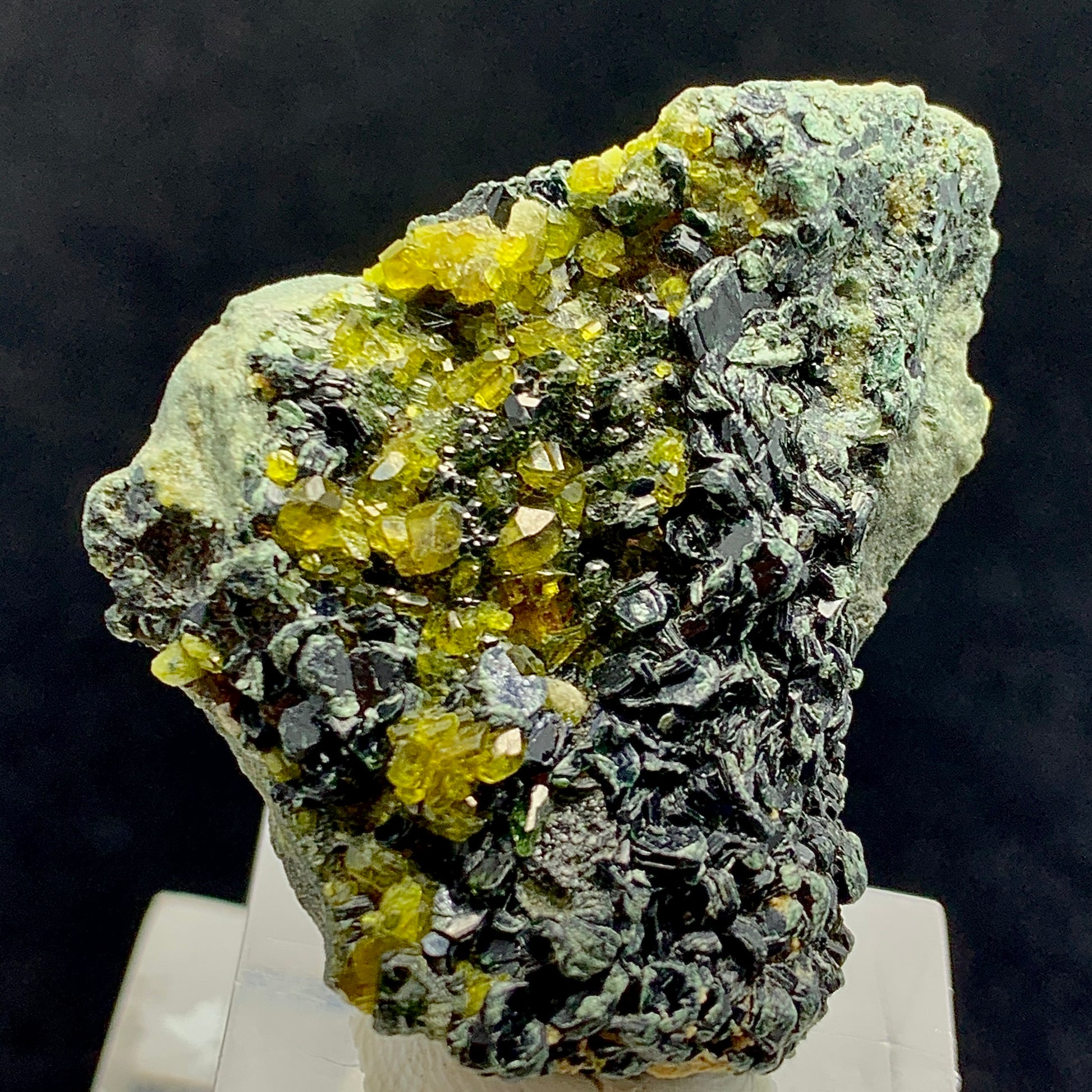 Vesuvianite Crystal, 127 Carat, Biotite Matrix, Idocrase, Shigar Pakistan, Mineral Association, Collector Crystal, Rare Mineral, Pakistan Gemstone