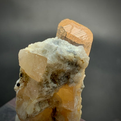 Imperial Topaz, Katlang Topaz, 88 Carat, Topaz Crystal, Pink Topaz, Rare Mineral, Pakistan Mineral, Matrix Specimen, Collector Grade, Solar Plexus, Crown Chakra, Investment Stone, Crystal Dimensions