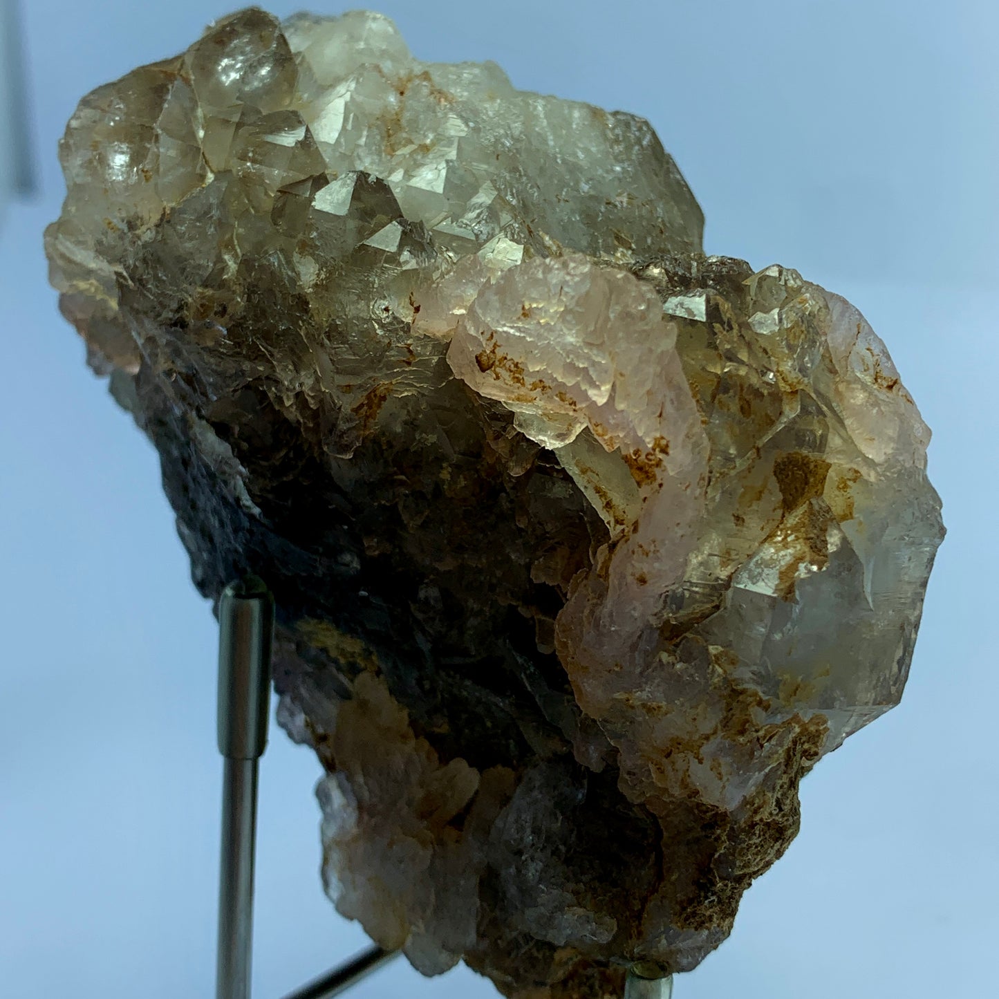 Polychromatic Quartz, 400g Quartz, Skeleton Quartz, Rose Quartz, Smoky Quartz, Window Quartz, Lazer Quartz, Faden Quartz, Afghanistan Crystal, Rare Quartz, Collector Specimen