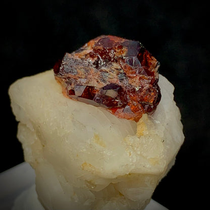 Etched Garnet, Garnet in Matrix, 160 Carats, 32 Grams, Pakistan Mineral, Feldspar, Unique Crystal Habit, Regeneration Stone, Collector Specimen, Miniature Specimen, Crystal Etching, Natural Art, Garnet Crystal
