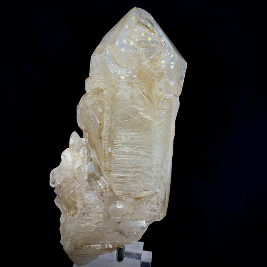 Skeleton Quartz, 2240 Carats, Fenster Quartz, Perfect Terminated, Large Crystal, Master Healer, Record Keeper, Collector Specimen, $\text{SiO}_2$, Quartz Crystal, Growth Interference, Investment Stone, Crystal Dimensions