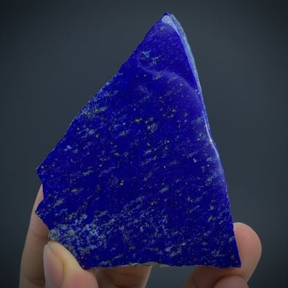 Lapis Lazuli Slab, 440 Carats, Afghan Lapis, AAA Grade, Polished Slice, Pyrite Inclusion, Royal Blue, Third Eye Chakra, Collector Gem, Display Mineral, Wisdom Stone, Afghan Origin, Investment Stone