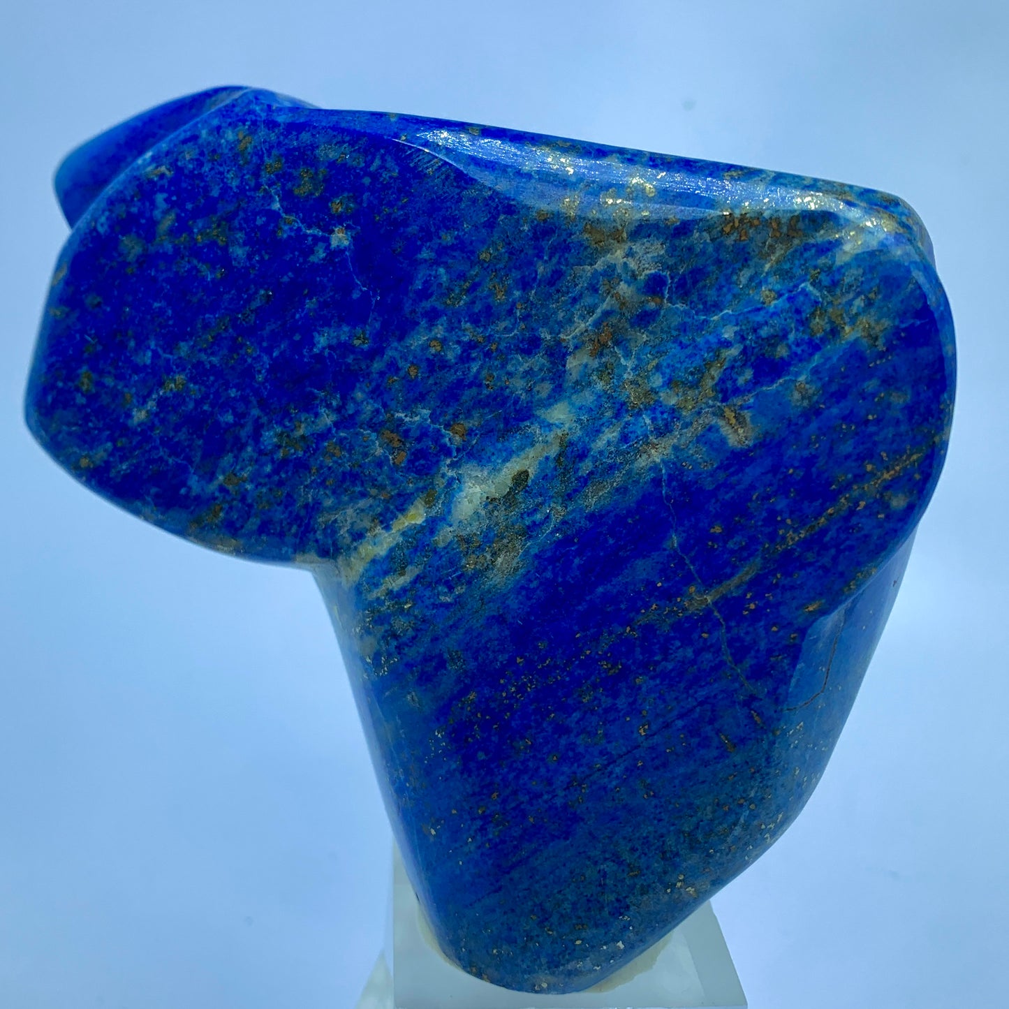 Lapis Lazuli Tumbled, 500g Lapis, Polished Crystal, High Grade, Blue Crystal, Healing Stone, Chakra Decor, Bulk Lapis, Golden Pyrite, Freeform Tumbled