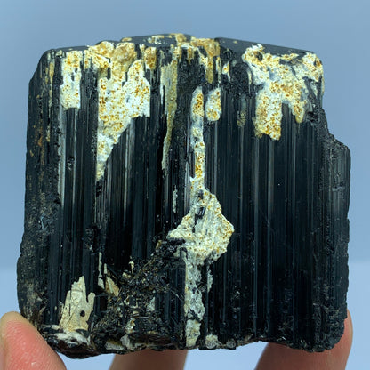 Black Tourmaline, Schorl Crystal, 1800 Carats, Etched Termination, Massive Crystal, Pakistan Mineral, Grounding Stone, Healing Crystal, Collector Specimen, Investment Stone, Tourmaline Crystal, Root Chakra, Crystal Dimensions