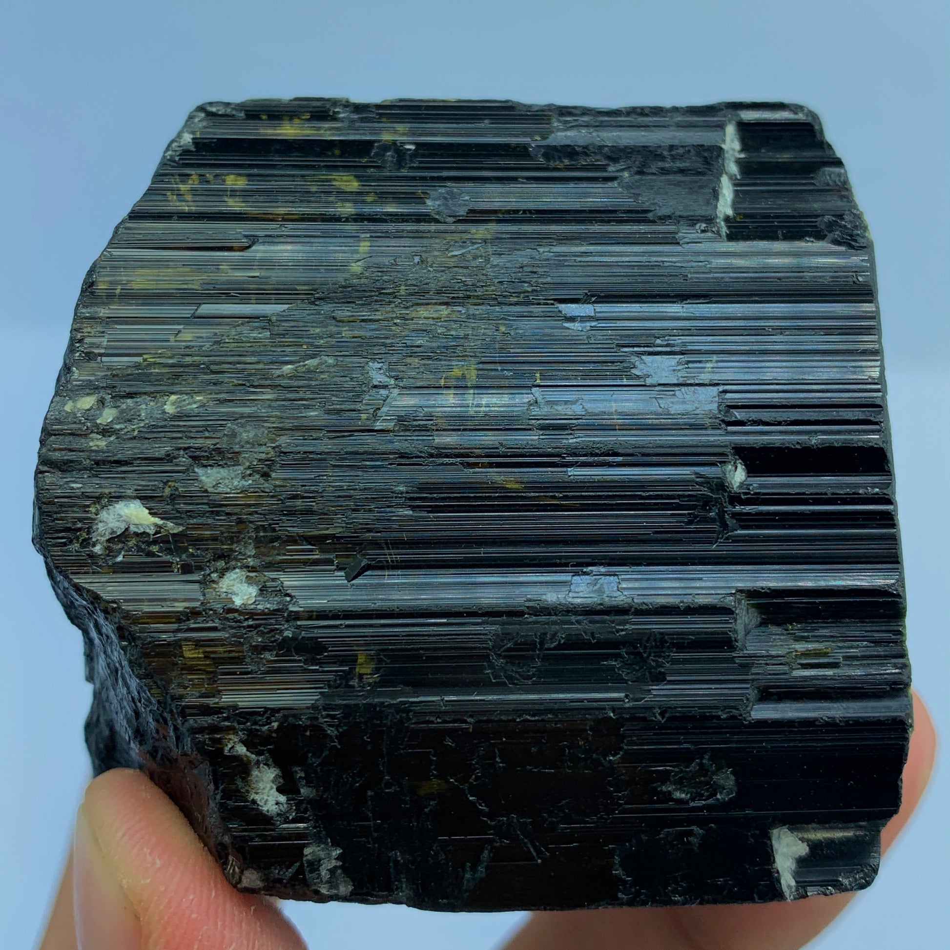 Black Tourmaline, Schorl Crystal, 1800 Carats, Etched Termination, Massive Crystal, Pakistan Mineral, Grounding Stone, Healing Crystal, Collector Specimen, Investment Stone, Tourmaline Crystal, Root Chakra, Crystal Dimensions