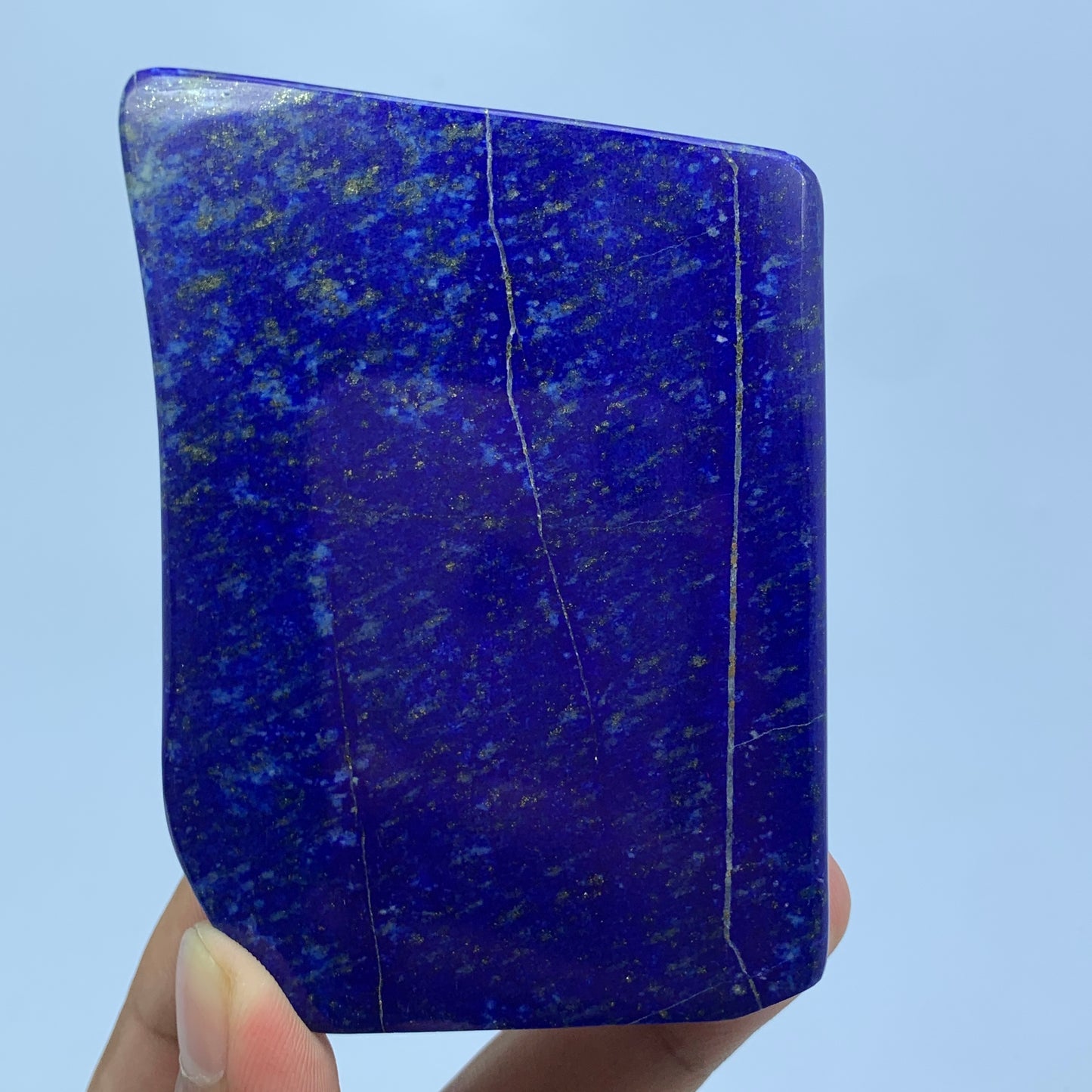 Lapis Lazuli Tumbled, 1144 Carat, AAA Grade, Polished Lapis, Deep Blue, Freeform Stone, Third Eye Chakra, Healing Crystal, Golden Pyrite, Display Decor