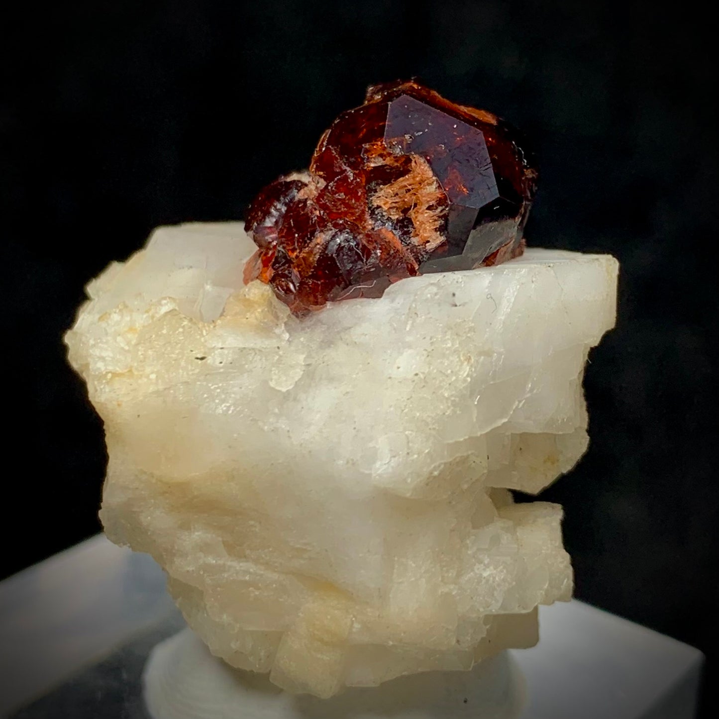Etched Garnet, Garnet in Matrix, 160 Carats, 32 Grams, Pakistan Mineral, Feldspar, Unique Crystal Habit, Regeneration Stone, Collector Specimen, Miniature Specimen, Crystal Etching, Natural Art, Garnet Crystal