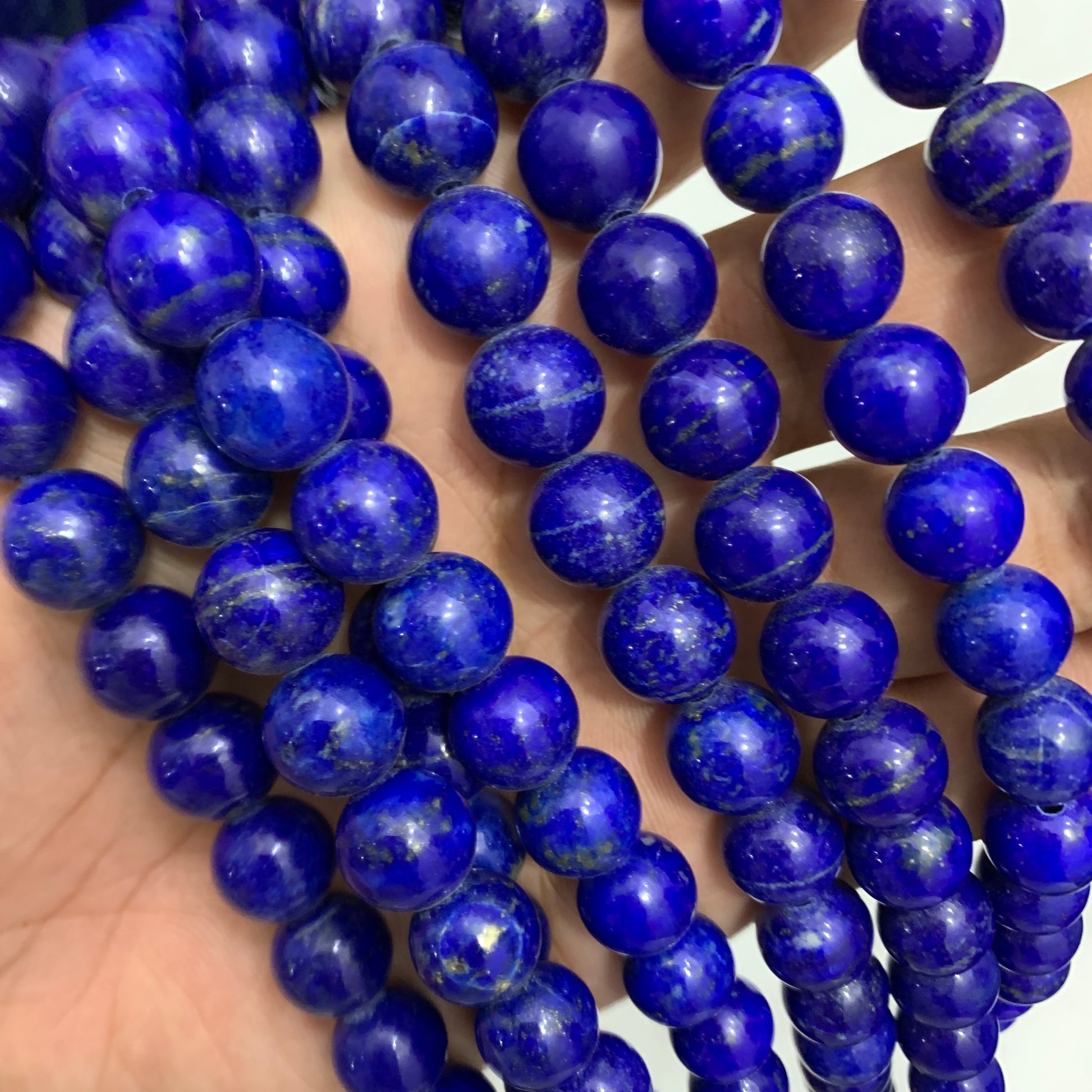 Lapis Lazuli beads, Royal Blue Lapis, AAA Grade, Afghan Lapis, Natural Crystal, Golden Pyrite, Large Lapis, Mineral Specimen, Home Decor Crystal, Lapidary Rough, Carving Stone, Investment Stone, Deep Blue Lapis
