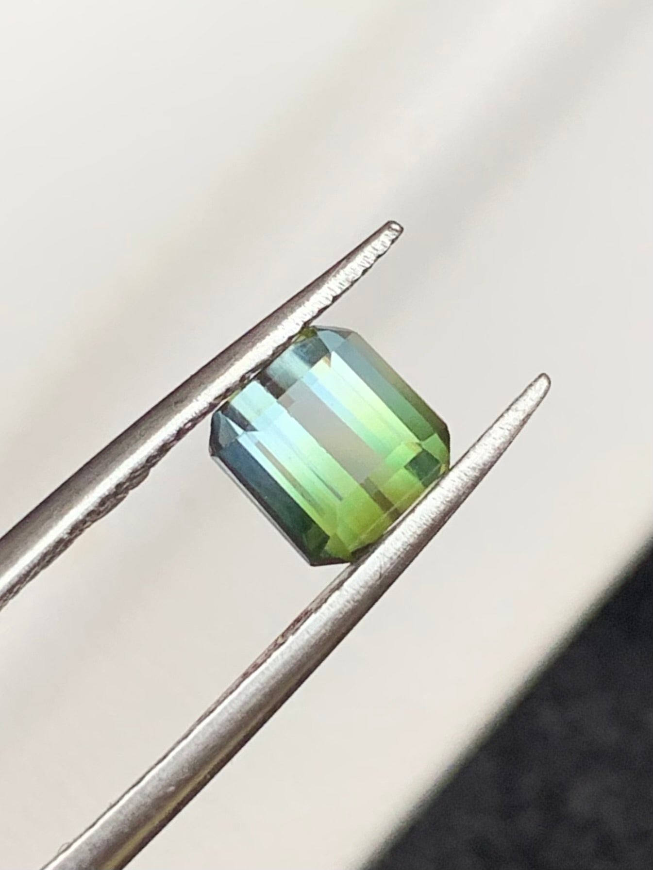 Bicolor Tourmaline, Indicolite, Blue Green Tourmaline, 1.10 Carat, Teardrop Cut, Faceted Gemstone, Loose Stone, Afghan Tourmaline, Fine Jewelry Gem, Pear Cut, Two Tone Gemstone